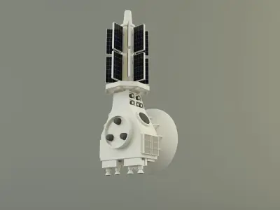 communication satellite 61 3D model