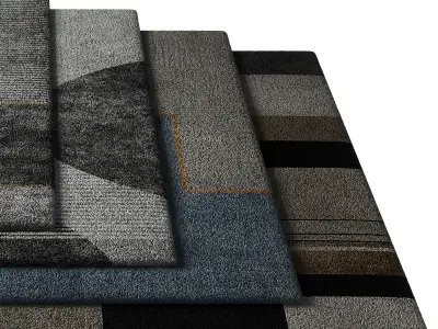 Rug Set 27 3D model