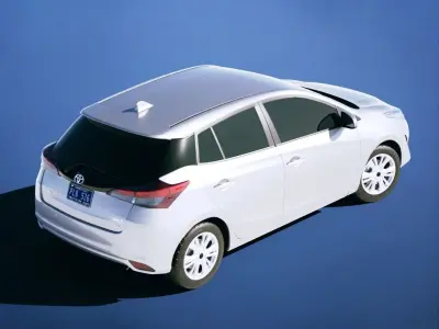 Toyota Yaris Hatch SE Plus 2018 Low-poly 3D model