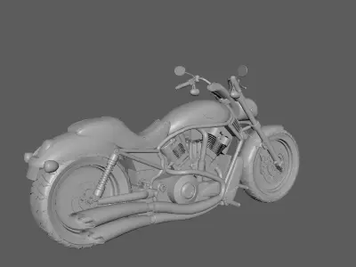 harley davidson v rod 3D model