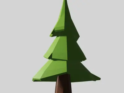 Low poly Tree Free low-poly 3D model purchase
