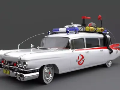Ghostbusters car 3D model