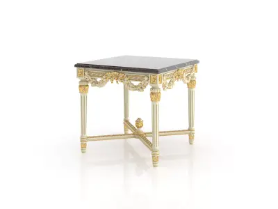 Empire style side table by Modenese 3D model