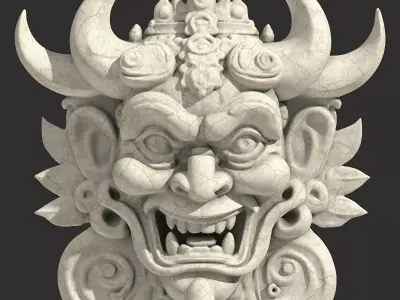 Balinese Demon 3 3D model