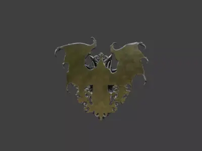 Guardian of Shadows Low-poly 3D model