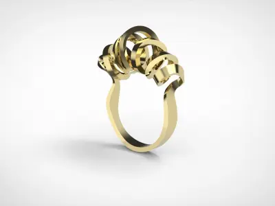 Fashion Ring 3D print model