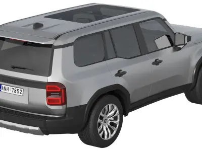 Toyota Land Cruiser 250 Prado 2024 3D model