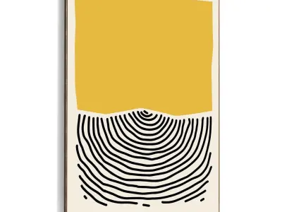 Abstract Painting Set of 3 pieces - No 51 Low-poly 3D model