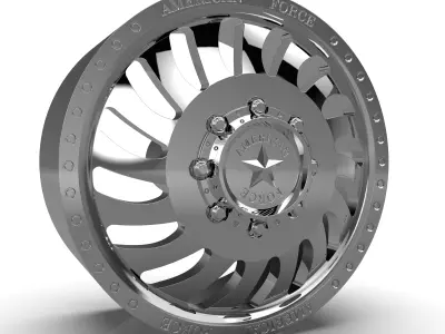 AMERICAN FORCE DB06 WAVE DBO1 WHEEL 3D model