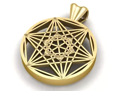 Women Fashion Pendant 3d Printable Model 3D print model