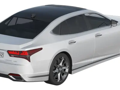 LEXUS LS F-Sport 2022 3D model