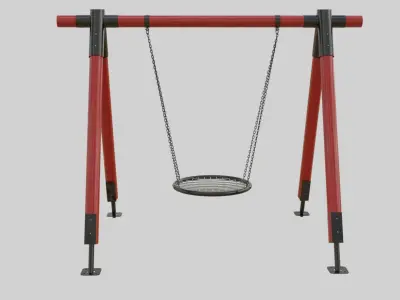 Playground Portal Swing - 01 3D model