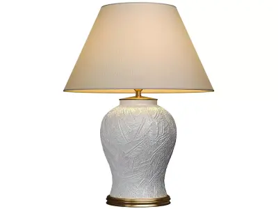 Nightstand bedside European Casa Padrino ceramic Table lamp 3D model