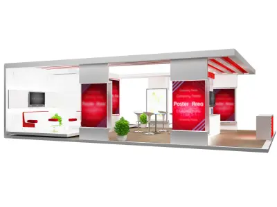 Booth Exhibition Stand a48 3D model
