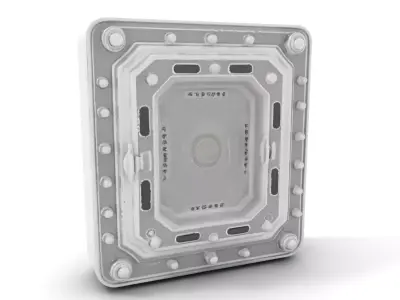 Futuristic Vault Door Model Pack Low-poly 3D model