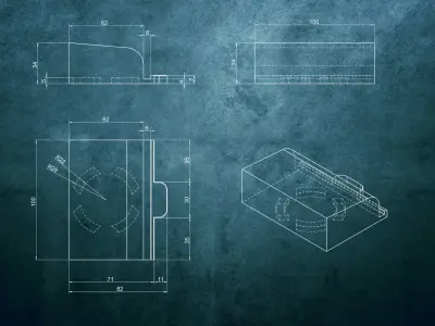 Adapter to jack for Ford Mustang 3D print model
