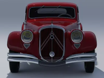 Citroen Traction 22CV V8 Exterior 3D model