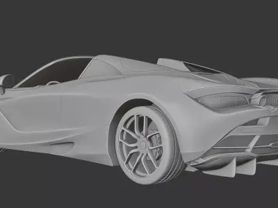 McLaren 720s Spider 3D print model