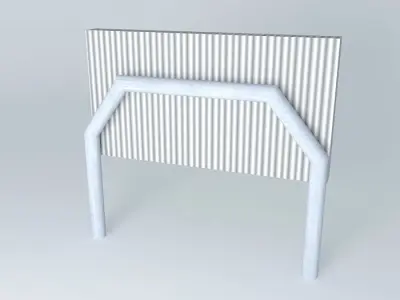 EDIT ME! Freeway sign 3 Free 3D model