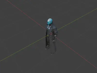 Cyber Elite Shadow blade 3D model