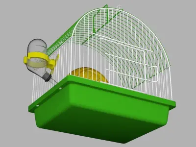 Hamster Cage 1 3D model