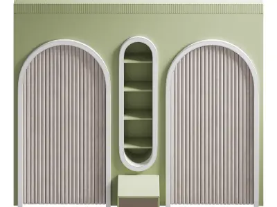 Kids wall panell 11 3D model