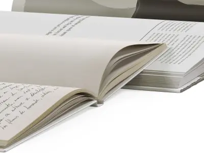 Coffee Table Books 1 3D model