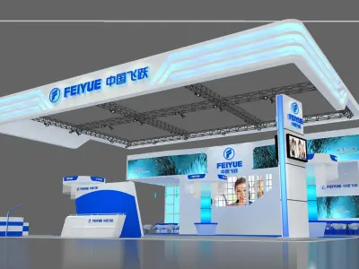 Exhibition - Area - 18X18-3DMAX2009-03 3D model