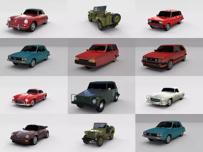 Car Collection Vol 1 3D model