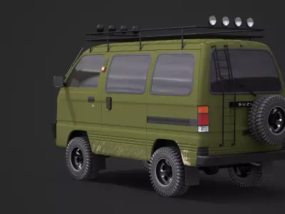 Suzuki Carry 4x4 3D model