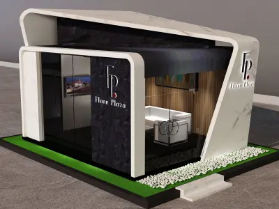  Show Room Store Exhibition a670 b 3D model