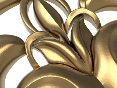  decorative pattern ready for 3D printing 3D model