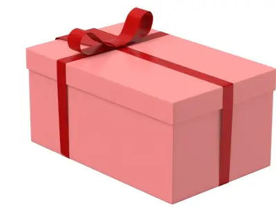 Gift box v4 3D model