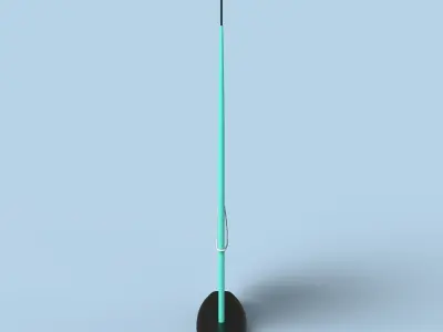 Windsurf board Low-poly 3D model