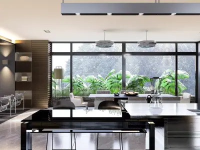 Modern living - C5 3D model