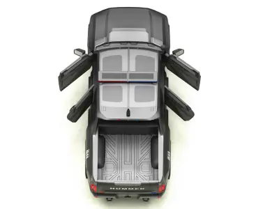 Car Police 8 Low-poly 3D model