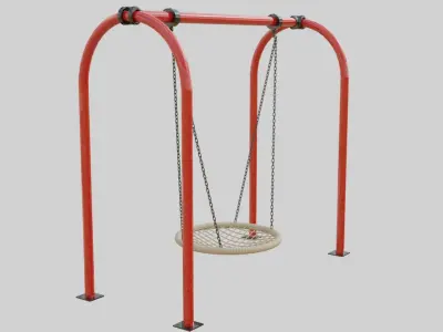 Playground Portal Swing - 02 3D model