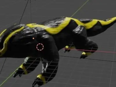 Salamander Dragon 3D model