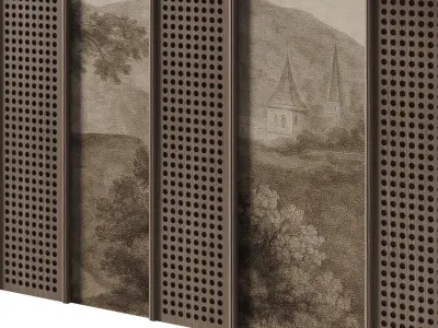 Decorative V54 Wall Panels 3D model
