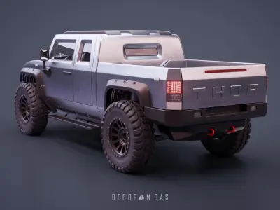 Thor E truck 3D model