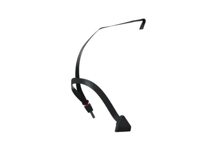 Seatbelt strap with handle Low-poly 3D model