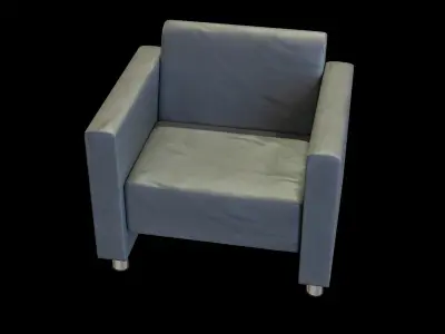 Granada Sofa 04 Low-poly 3D model