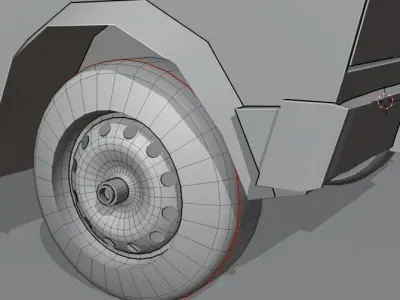 VAZ-2105 car Low-poly 3D model