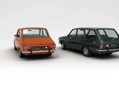 Renault 12 TL -SW Pack 3D model
