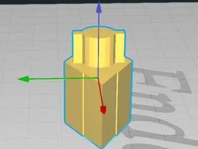 DOUBLE-BIT KEY FOR ELECTRICAL ENCLOSURES  3D print model