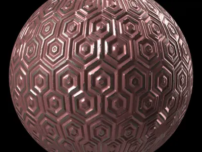 Metal Materials 49- Metal panels By Painting  Sbsar Pbr 4k  Texture