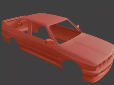 Classic Car Body Shell 3D Model DIY RC Car 3D print model