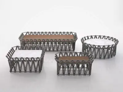 Butterfly Tables 3D model