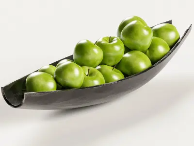 Centerpiece with Fruit Set 3D model