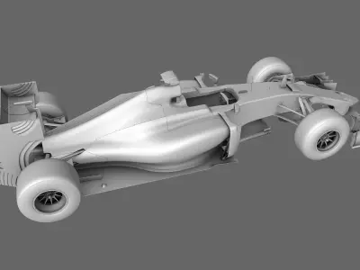 F1 Force India Mercedes VJM08 Season 2015 3D model
